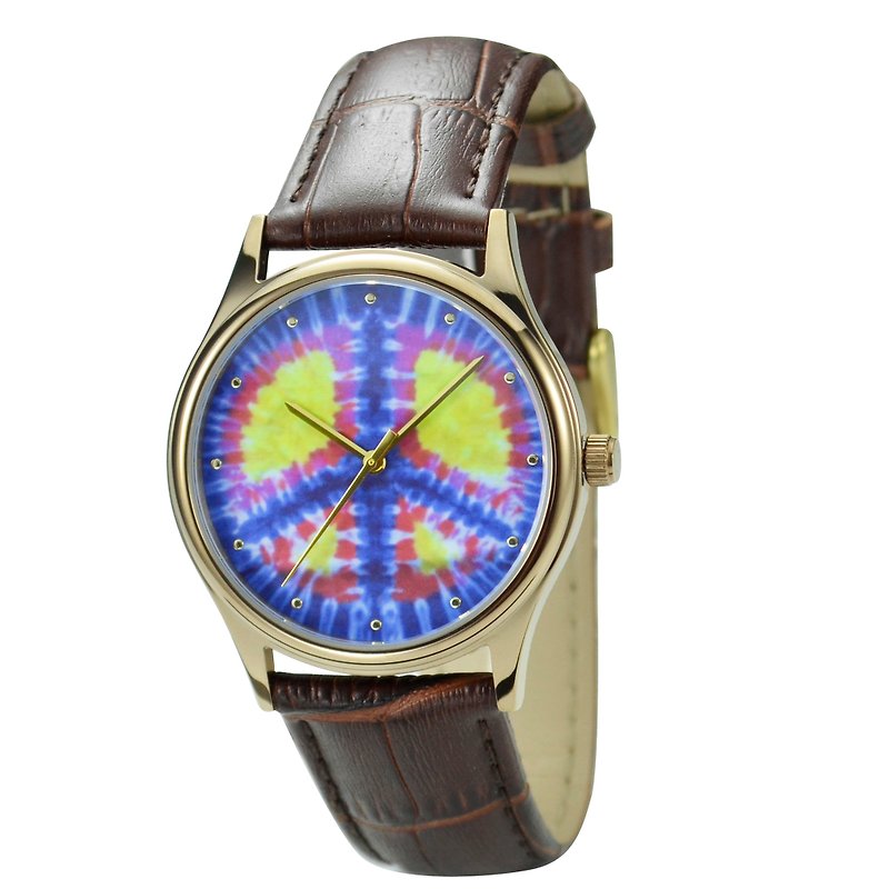 扎染圖案手錶  全球免運 - 女錶 - 其他金屬 多色