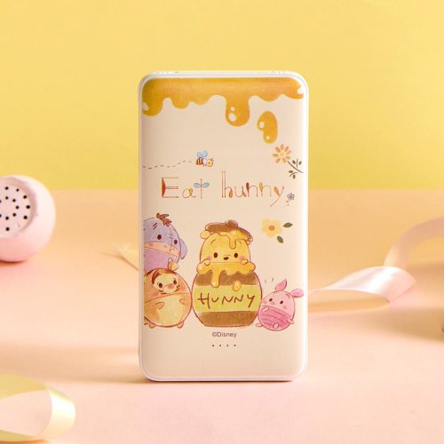 TOYSELECT Disney Ufufy-甜蜜蜂趣雙線快充10000mAh行動電源