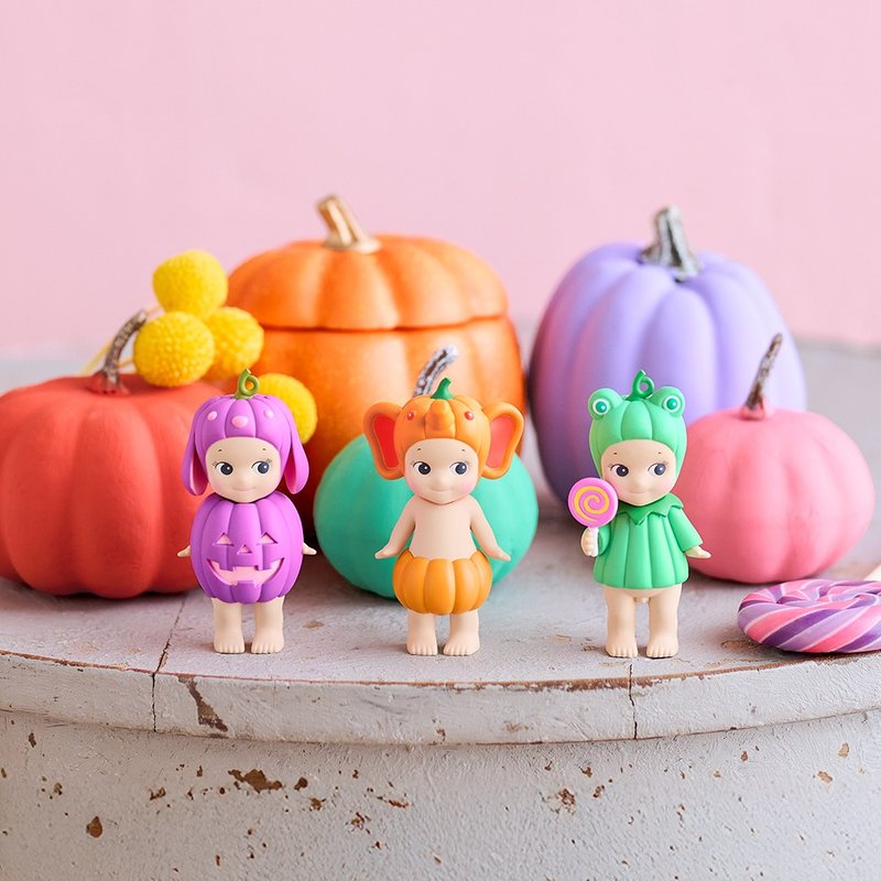 Sonny Angel MiniFigure 南瓜樂園 限定版公仔(三入隨機款) - 公仔/玩偶 - 塑膠 