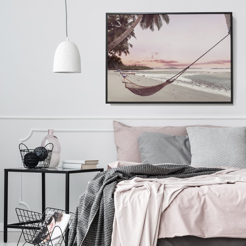 海畔度假中-自然/工作室/商空/臥房掛畫/客廳/民宿/複製畫 - 海報/掛畫/掛布 - 棉．麻 多色