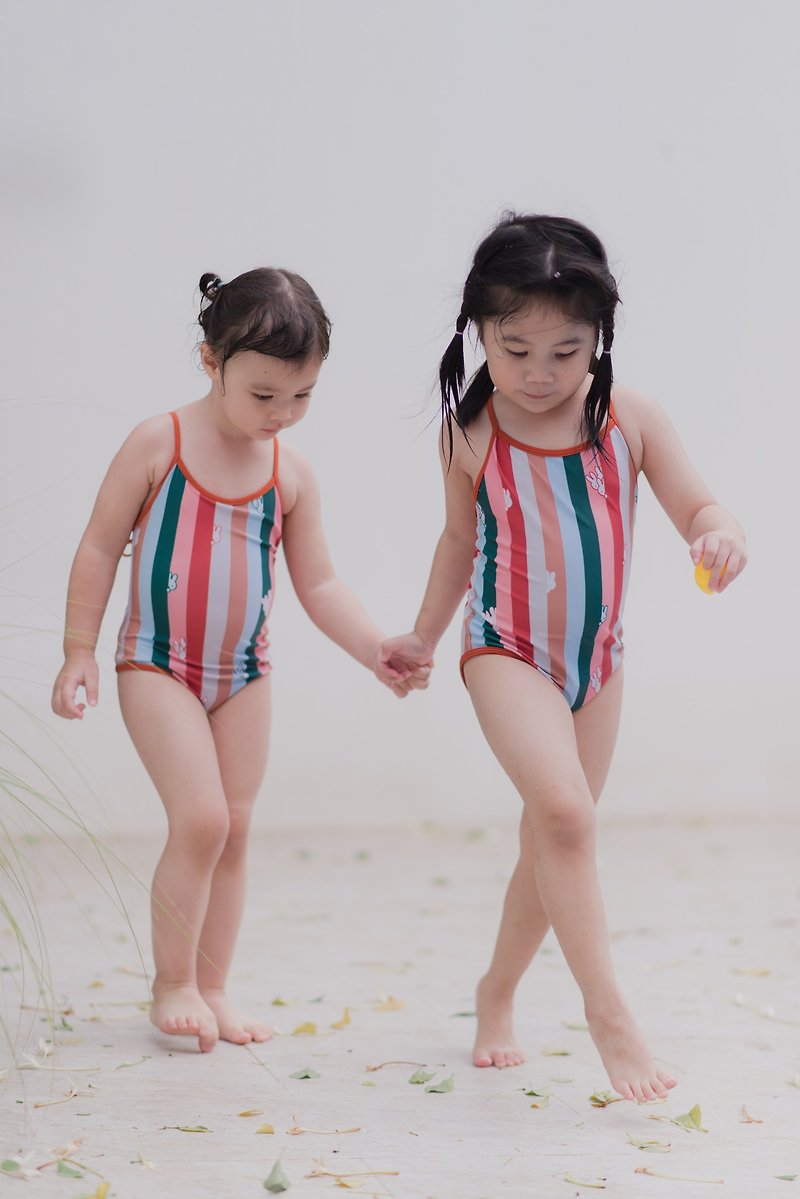 Hidden Miffy Crossback / swimwear (limited to 200 pieces) - 女泳衣/比基尼 - 其他材質 橘色