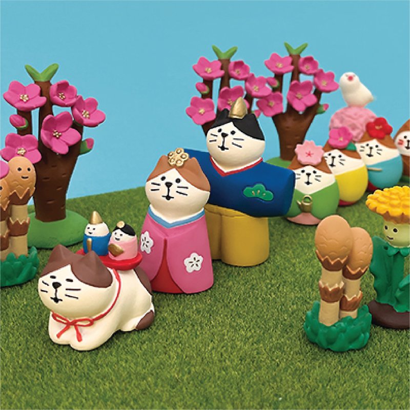 [New Product] Japanese Decole Concombre - Romantic Hina Festival - Items for Display - Resin 