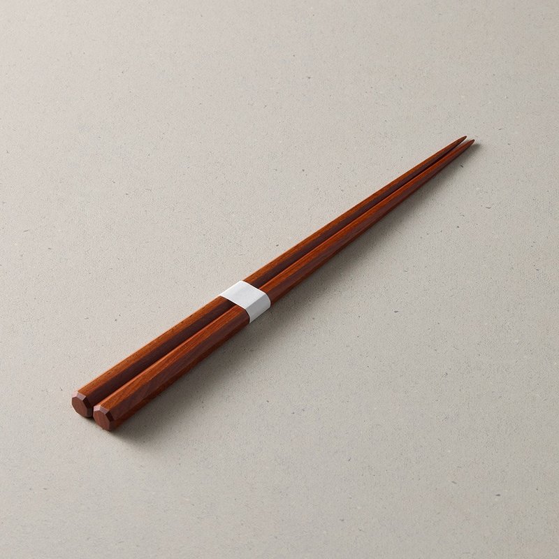 日本川上-總八角紫檀木筷(23.5cm) - 筷子/筷架 - 木頭 咖啡色