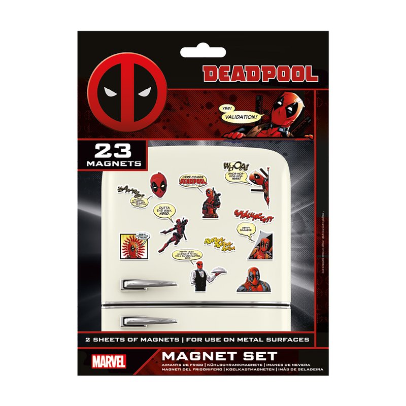 【Imported from UK】Marvel Deadpool Magnets Set - แม็กเน็ต - วัสดุอื่นๆ 