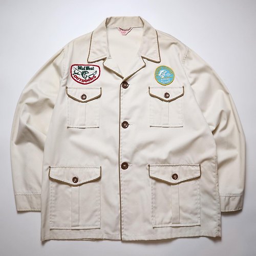富士鳥古著屋 1960s 刺繡狩獵外套 古著夾克 工作外套 狩獵夾克