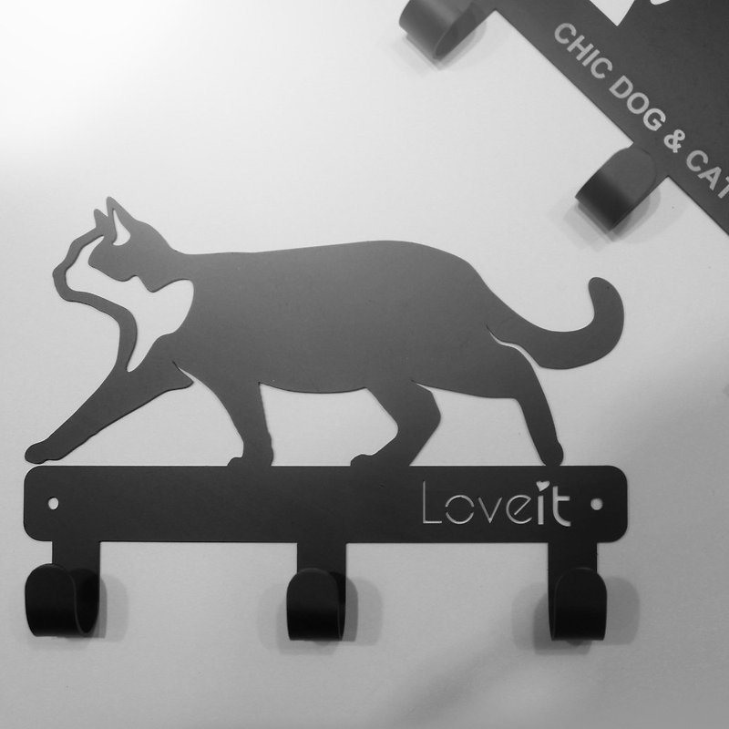 LOVEIT black iron wall hanging (large) - Items for Display - Other Metals Black