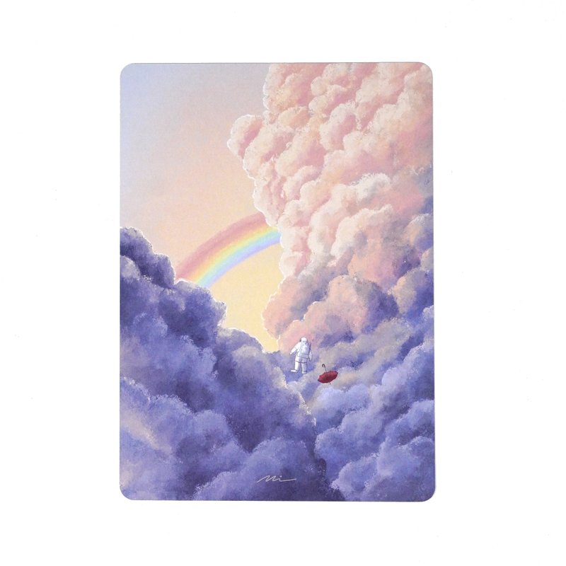 Postcard - There is always been a rainbow hanging over your head - การ์ด/โปสการ์ด - กระดาษ หลากหลายสี