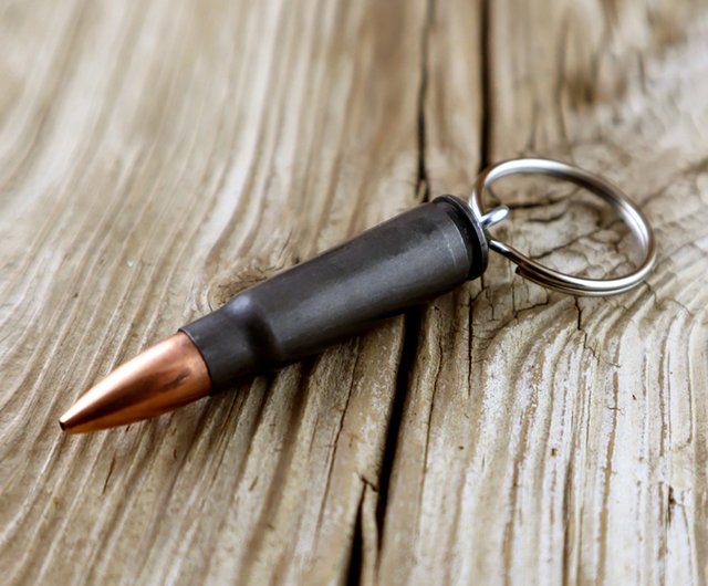 Gun on sale bullet keychain