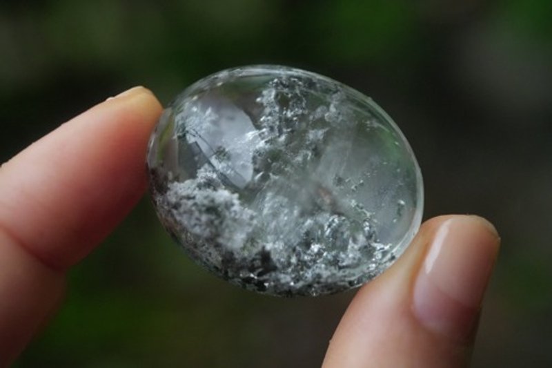 Silver Mountains★High Quality★Chlorite in Quartz s1257 - Metalsmithing/Accessories - Gemstone 