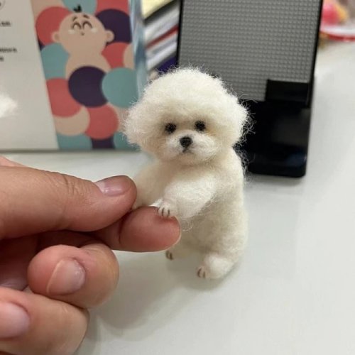 LifeXtyle 樂活式 客製化逼真泰迪犬羊毛氈寵物娃娃定製複刻狗貓咪毛小孩公仔