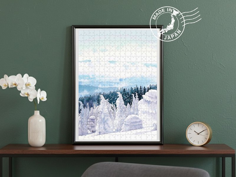 日本手工製拼圖・藏王連峰・日本風景・送禮、擺設、裝飾 - 壁貼/牆壁裝飾 - 紙 