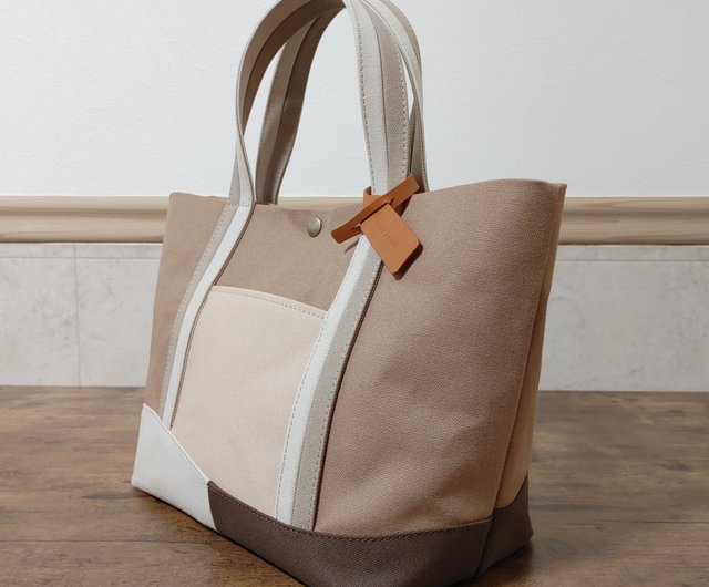 帆布トートバッグ Mi-Cafe mocha - Shop braveryfield Handbags