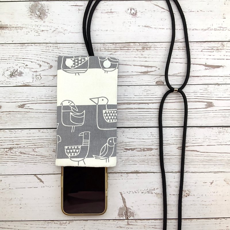 Waterbird - cell phone protection cotton cover - used with cell phone sling strap - Phone Cases - Cotton & Hemp 