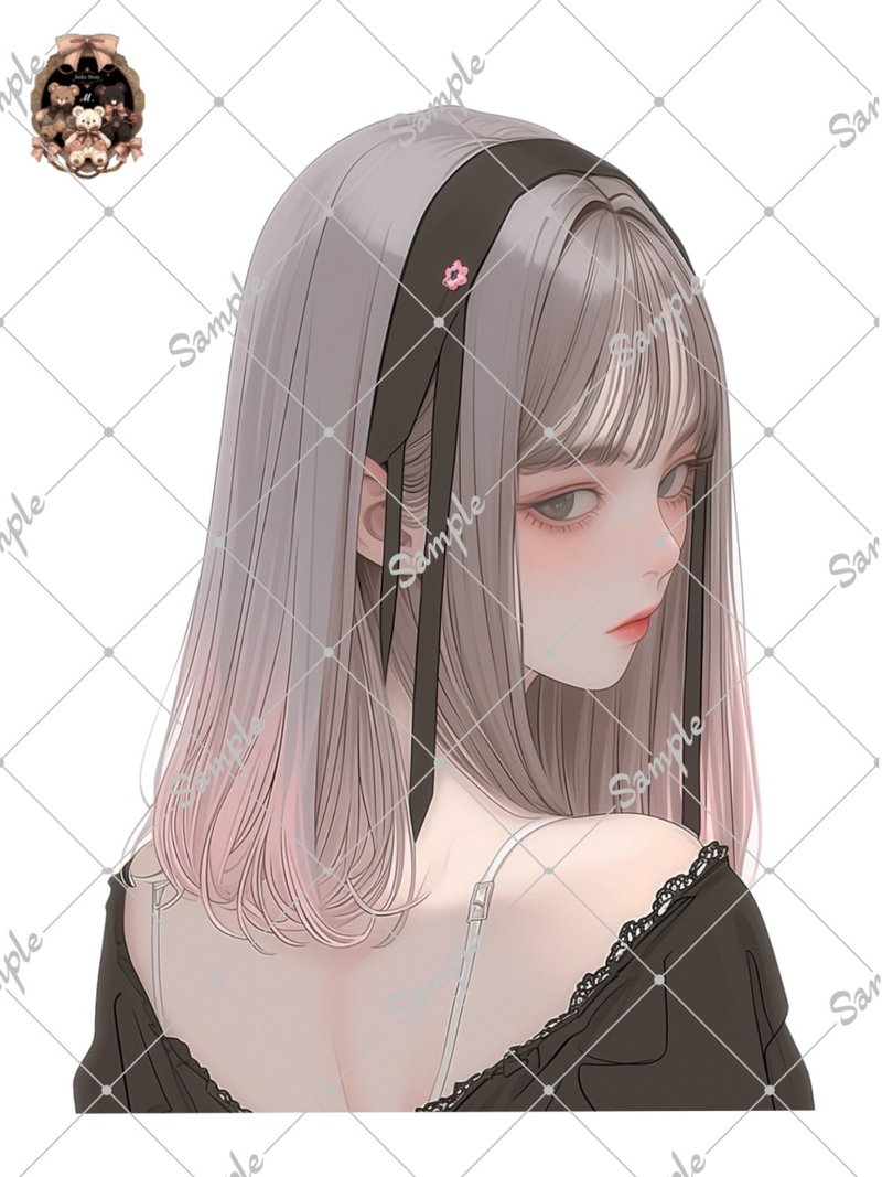 オリジナル人物ステッカー - 貼紙 - 紙 