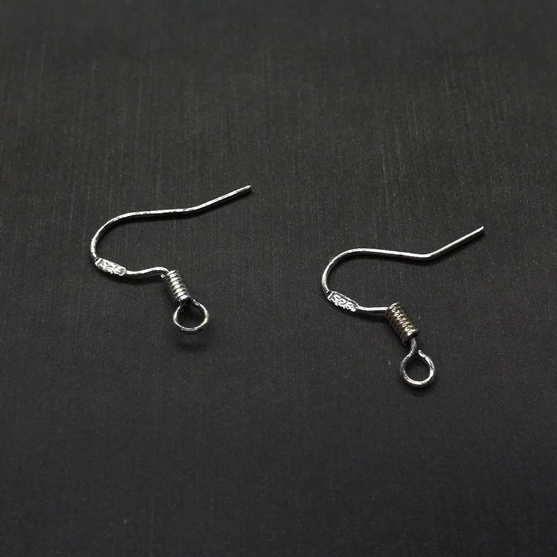 Plus purchase 925 sterling silver ear needle service - Earrings & Clip-ons - Other Metals White