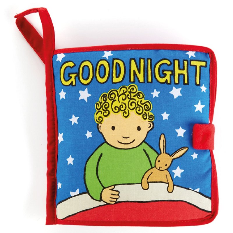 Jellycat Goodnight 晚安 布書 - 寶寶/兒童玩具/玩偶 - 其他材質 紅色
