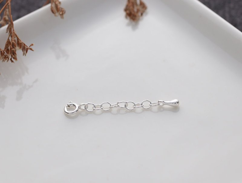 Additional purchases-sterling silver extension chain - สร้อยคอ - โลหะ 
