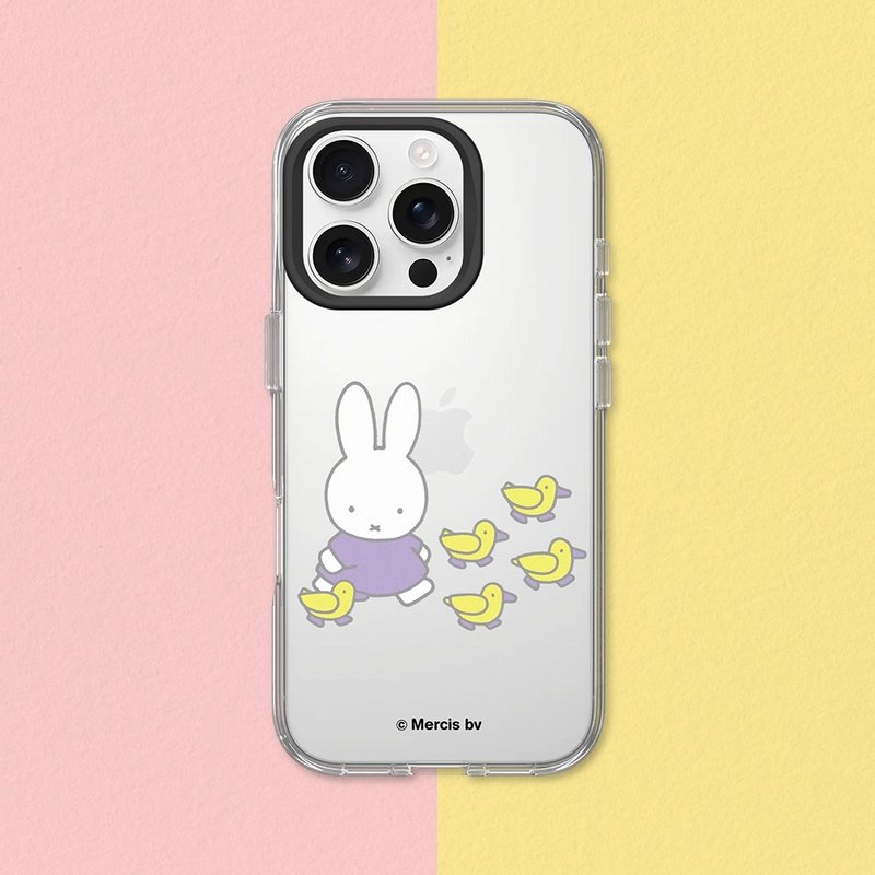 【Pinkoi x miffy】Clear transparent anti-fall phone case-Go for a walk - Phone Cases - Plastic Transparent