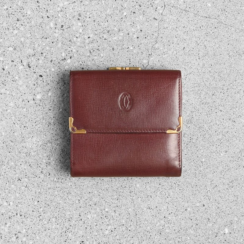 Cartier Vintage Wallet - Wallets - Genuine Leather Red
