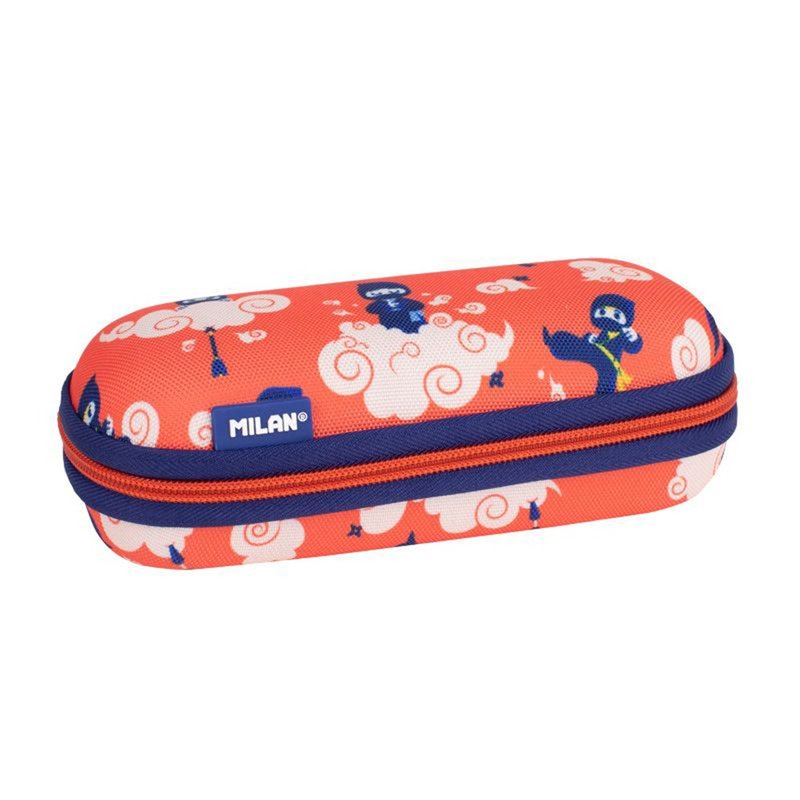 MILAN hard shell pencil case_Kung Fu Ninja - กล่องดินสอ/ถุงดินสอ - เส้นใยสังเคราะห์ สีแดง