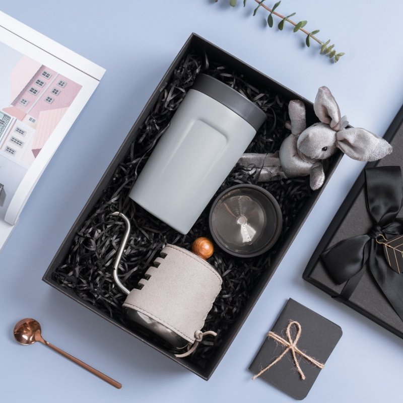 【Gift Box】 Drip To Go Thermo Tumbler & Coffee Mill - เครื่องทำกาแฟ - สแตนเลส หลากหลายสี