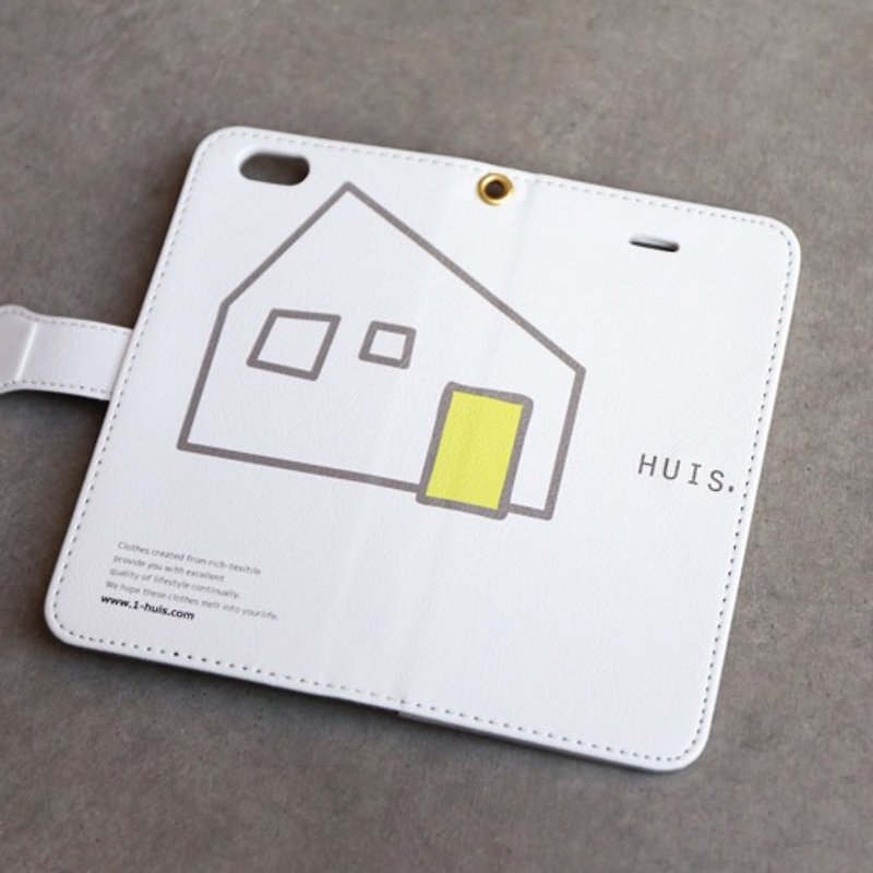 ［HUIS-ハウス-］iphone6/6S手帳型ケース - チャーム - プラスチック 