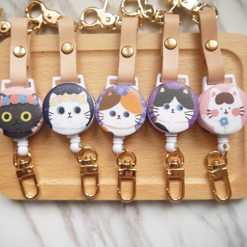 Leather ID Set/Short Cat Edition Graduation Ceremony - ID & Badge Holders - Other Materials Multicolor