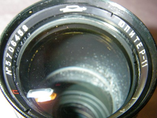 JUPITER-11 135mm f4 レンズ レッド P M39 LTM ライカ ゾルキ