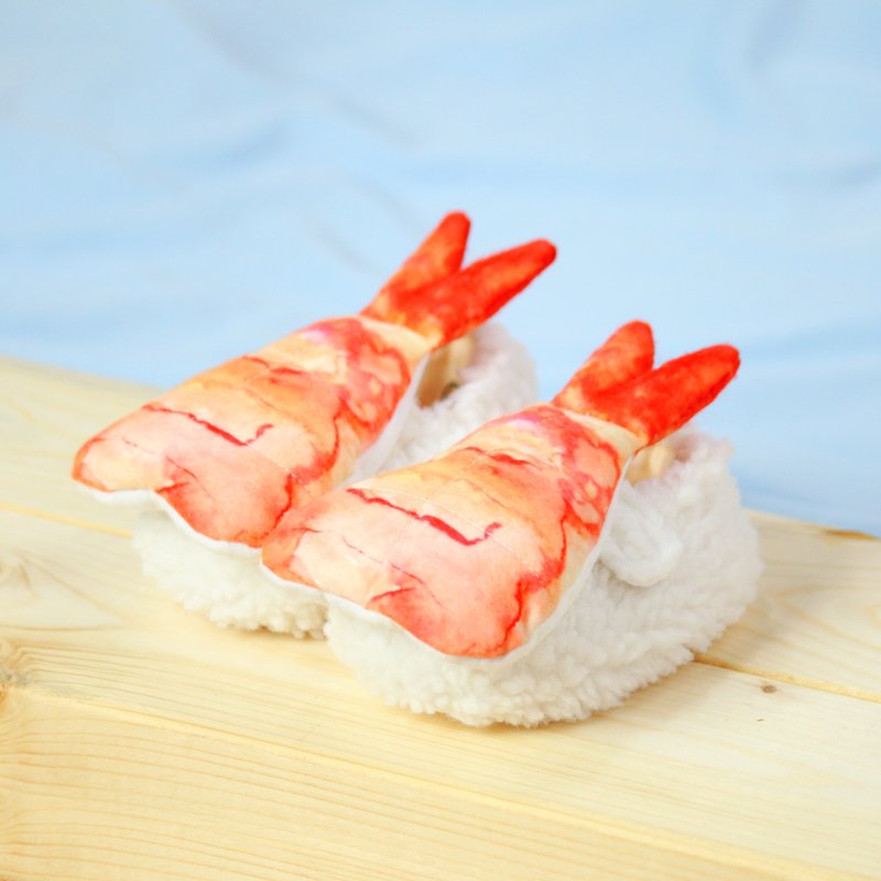 shrimp sushi shoes - Baby Shoes - Polyester Red