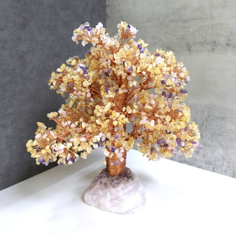 黃水晶混色發財樹 特大款 - 擺飾/家飾品 - 水晶 