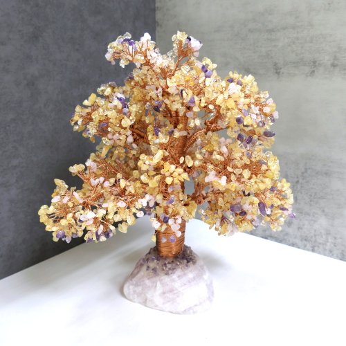 Advance Jewel 黃水晶混色發財樹 特大款