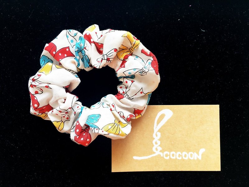 [Multicolor hair rings, donuts, tress] Cocoon handmade cloth - เครื่องประดับผม - วัสดุอื่นๆ หลากหลายสี