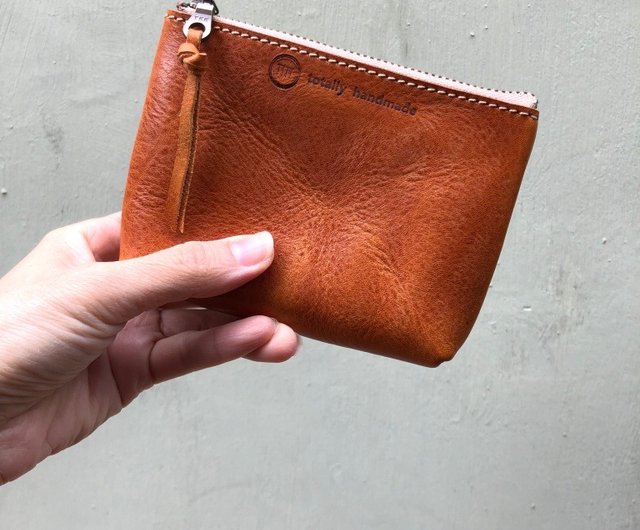 cowhide coin purse
