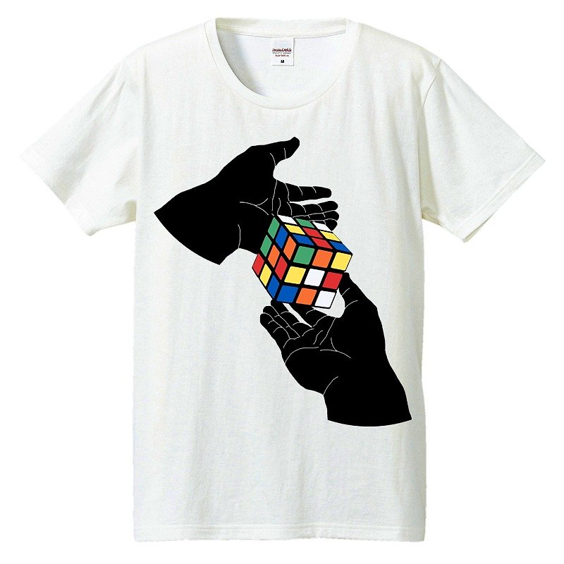 Tシャツ / Colorful Cube - Tシャツ メンズ - コットン・麻 ホワイト