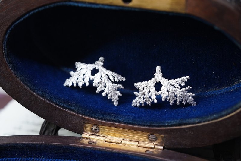 925 Silver Mori Earrings - ต่างหู - เงินแท้ 