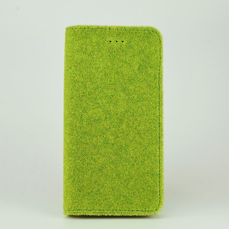 [iPhone 7 Plus Case] Shibaful -海徳公園- 手帳型 for iPhone7 Plus 專用翻蓋手機殼 - 手機殼/手機套 - 其他材質 綠色