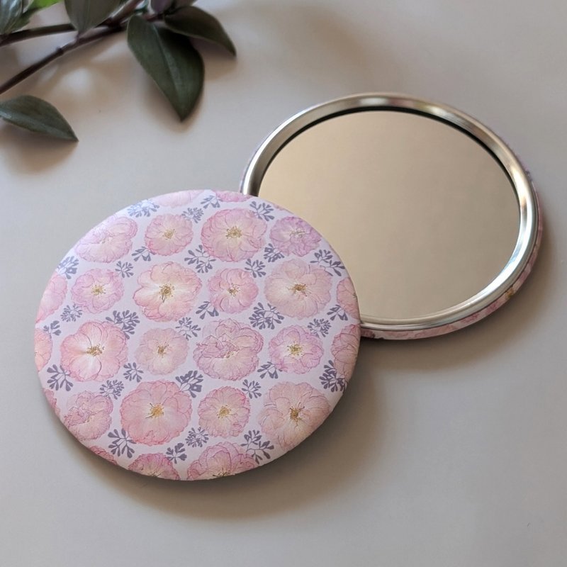 [Perfectly round hand mirror] Sakura button - อื่นๆ - แก้ว สึชมพู