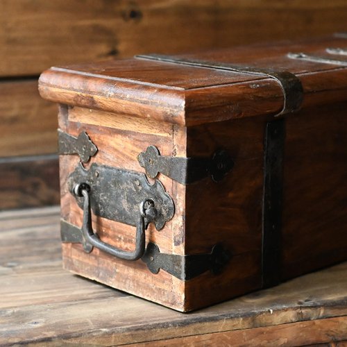 希少】セレサン石灰 木箱 昭和レトロ 古道具 ヴィンテージ