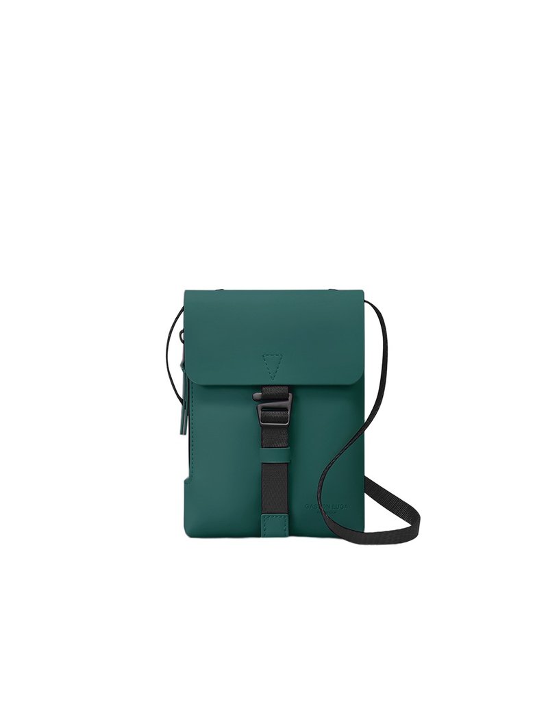 Gaston Luga Splash mini Crossbody Crossbody Bag - [Malachite Green] - กระเป๋าแมสเซนเจอร์ - วัสดุอื่นๆ สีเขียว