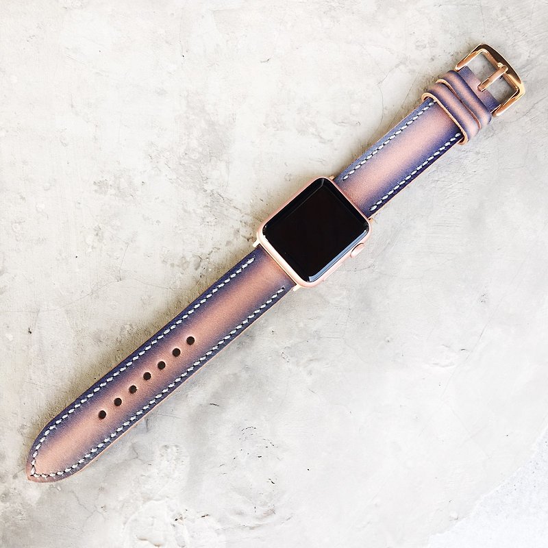 Apple Watch Band 38mm 42mm, Hand-Stitched Handmade, Series 3 Series 2 Series 1,  - Women's Watches - Genuine Leather Pink