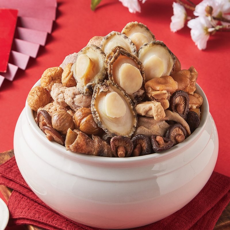 (預購)【台北晶華酒店】御品鮑魚佛跳牆-2500g(固形物1100g) - 其他 - 其他材質 紅色