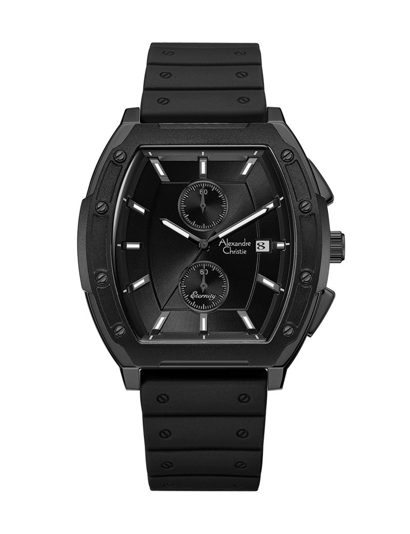 [AC Watch] 6628MCRIPBA-Elegant Black - Men's & Unisex Watches - Stainless Steel 