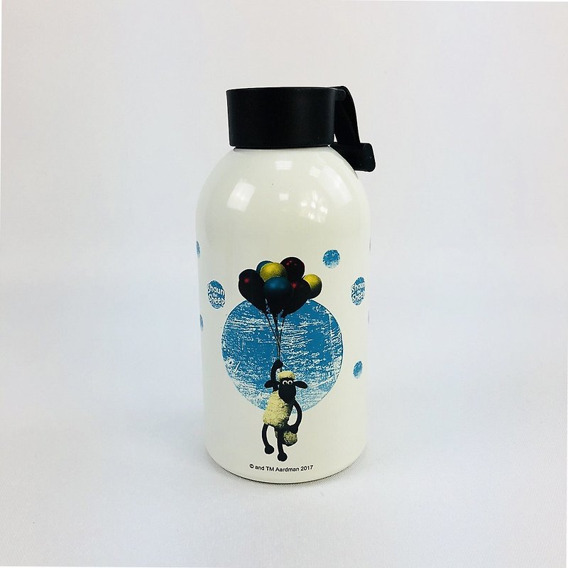 Shaun The Sheep License - Large Capacity Stainless Steel Thermos (White) - Other - Other Metals Blue