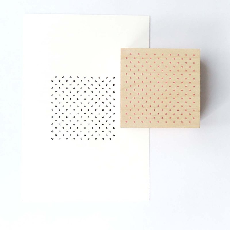 Dot Stamp for Background Polka Dots - Stamps & Stamp Pads - Wood 