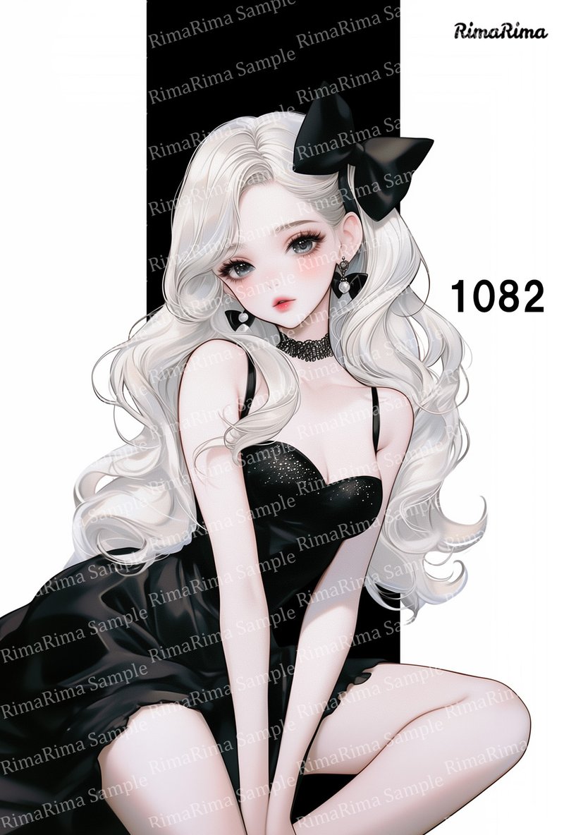 1082 原創貼紙 原創人物貼紙 貼紙 標籤 りまりま RimaRima - 貼紙 - 紙 