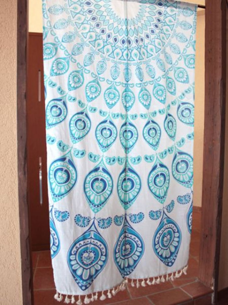 Mandala Fringe NOREN Door Curtain - 門簾/門牌 - 其他材質 