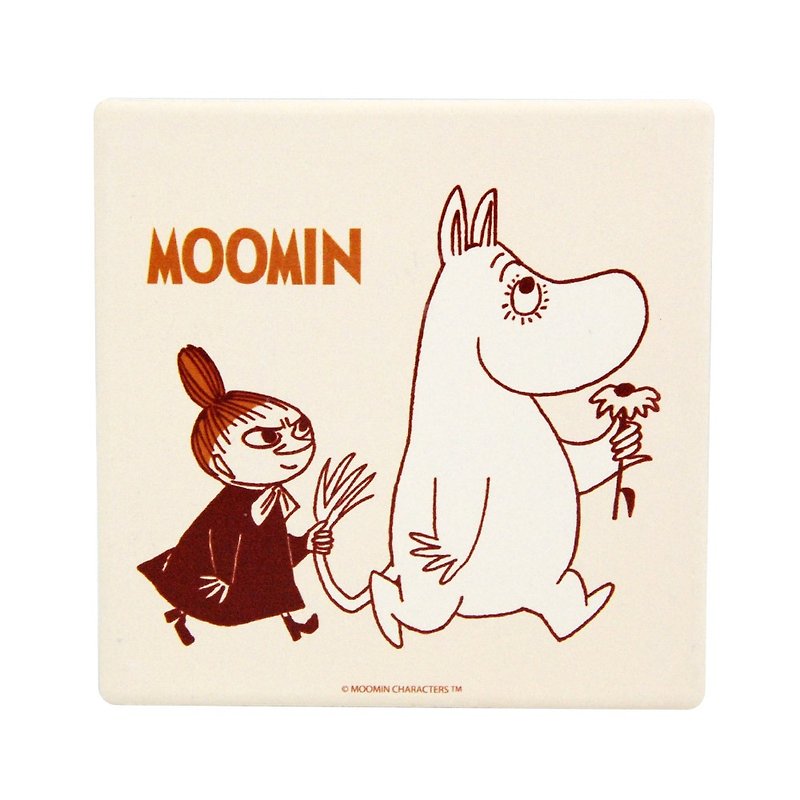 Moomin 噜噜 米 Authorization-Suction Coaster- 【Fart Bugs】 (Round / Square) - ที่รองแก้ว - ดินเผา สีแดง