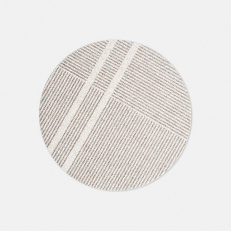 Løype  Round Rug | Heymat - พรมปูพื้น - ไฟเบอร์อื่นๆ หลากหลายสี