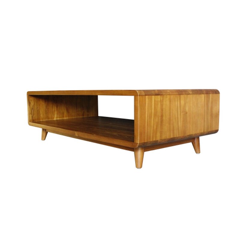 Estilo teak round corner square coffee table Coffee Table(leg) - Other Furniture - Wood 