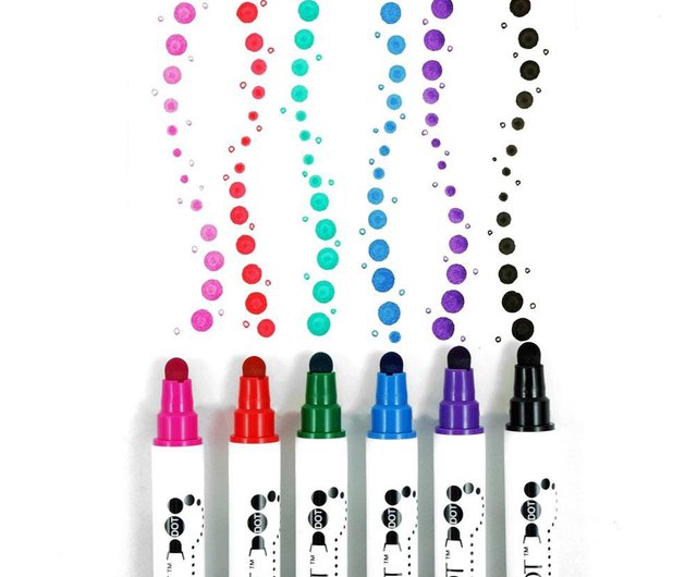 呉竹ジャパン呉竹】ZIGクリーンカラードットドットペン、一般色